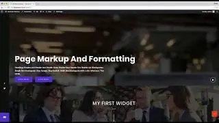 Business Startup regular Homepage setup, add video/image banner and widgets (Without Demo Import)