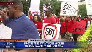 Fort Worth Sanctuary City Protest