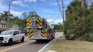 *BELL* seminole county fire department tower 12 responding(lights activated at the end of the video)
