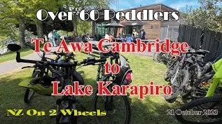 Over 60 Peddlers Te Awa Cambridge to Lake Karapiro Ride