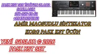 Korg Pa5x Azeri Set Yeni Sesler 2026