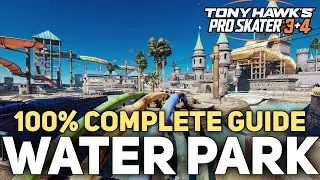 Water Park - All Goals & Secrets - Tony Hawk's Pro Skater 3 + 4