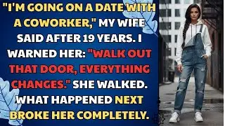'I'm Going On a Date With a Coworker,' My Wife Said After 19 Years. I Warned Her... Drama Story