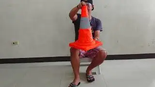 Traffic Safety Cone Cloth Collapsible