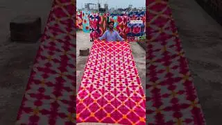 Square Box fold easy tie dye technique #trendingshorts #trending
