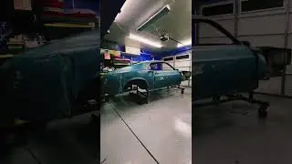 Body cart installation #ford #fordmustang #classic #restoration #cars #shortvideo #shorts #viral