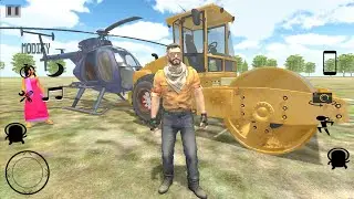 Helicopter Road Roller Crane Airplane and Coach Bus Drive in Indian Heavy Driver - Android Gameplay.