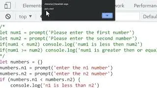 If statements and blocks of code, JS From Scratch