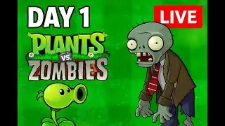 LIVE 🔴 Crazy Zombies Attack My Garden | PvZ Gameplay Urdu/Hindi
