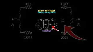 IMPOSSIBLE CIRCUIT !! Find net resistance ??