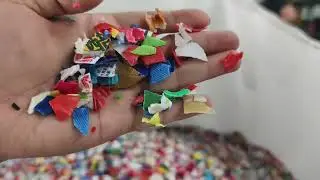 Color sorter, material sorter for purifying PP and PE