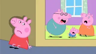 George regrets having kicked Peppa out of the house | Peppa Pig Funny Animation