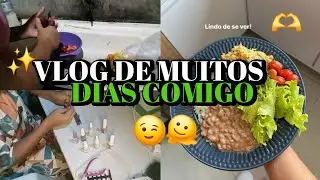 Vlog,aniversário, fiz minhas unhas 💅, comida, etc.....