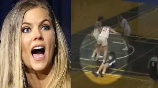 Бывшая ведущая ESPN Сэм Пондер выходит из себя после того, как ее дочь ЗАСТАВЛЯЕТ играть против и...