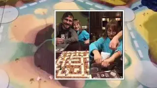 2 Games On A School Night! Settlers of Catan vs Labyrinth #1 Niece Miri Cupcakes timelapse