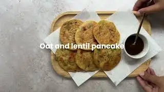 Oat and lentil pancake