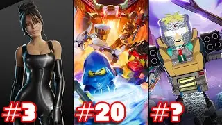 Ranking EVERY CHAPTER 7 COLLABORATION In FORTNITE From WORST To BEST