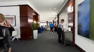United Club in IAH terminal C walk through