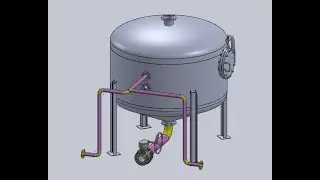 Concevoir une ligne de tuyauterie sur SOLIDWORKS: Partie 1