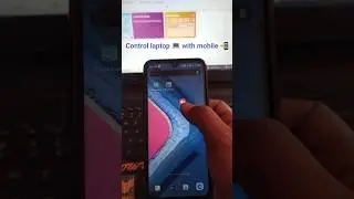 Control laptop with mobile|| laptop hacks #shorts