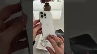 unboxing the iPhone 16 pro max in &lsquo;white titanium&rsquo; #Shorts