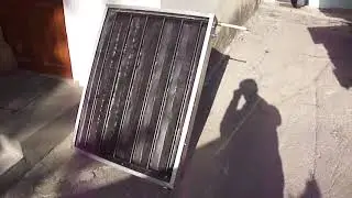 Colector solar convecție,plat.