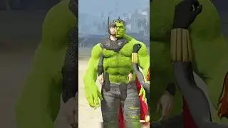 THOR-HULK TAKING REVENGE ON IRON SPIDER-MAN (HULK RAGNAROK) | #Shorts | #GTA5 | #Hulk | #spiderman