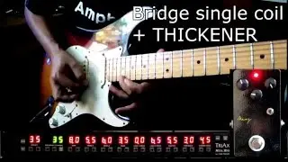 THICKENER - Humbucker Simulator / Pickup Booster , Demo #1 , Gibson VS Fender