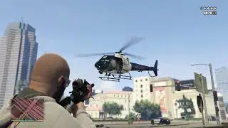 GTA V: Michael Vs Korean Gang And Cop Epic 5 Star Rampage + Escape