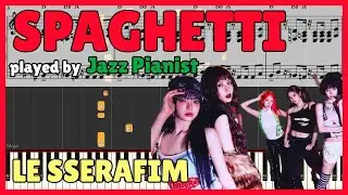 SPAGHETTI (feat. j-hope of BTS) JAZZ PIANO VER with SHEET MUSIC