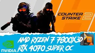 Ryzen 7 7800X3D & RTX 4070 SUPER | CS2 gameplay casual benchmark | Lowest settings | 1024x768 | 💻