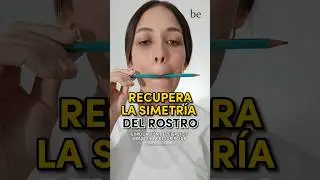 Recupera simetria facial #yogafacial #faceyoga #facemassage #ejerciciofacial