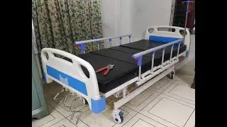 Three Function Manual Hospital Bed Bed with accessories Price in BD | Patient Bed | Medical Stall