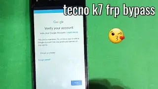 Tecno k7 FRP Bypass Without PC | Android 7 FRP Bypass