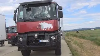 Renault Trucks K 460 P8x4 Heavy 44 E6 Tipper Truck (2016) Exterior and Interior