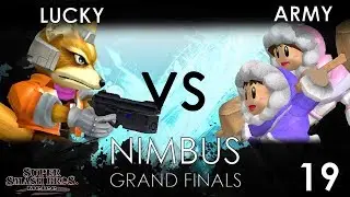 Nimbus #19 - DIG | Lucky (Fox) VS TS TNC | ARMY (Ice Climbers) - SSBM Grand Finals