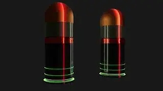 Scan effect in Cinema 4D with Corona render