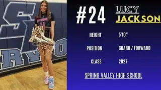 #24 Lucy Jackson Basketball Highlights on Andrew Johnson Bank Ladies Classic Tournament 2025 TN
