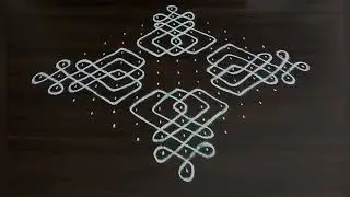 15dots Margazhi kolam Melikala, Chukkala muggulu Friday rangoli Sikku Kolam@Jayanthiravikumarart