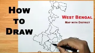 West Bengal: How to draw West Bengal map with district