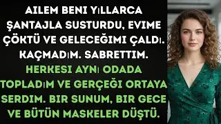 Ailem Evimi ve Hayatımı &Ccedil;aldı&hellip; Ger&ccedil;eği Tek Bir Sunumla Ortaya &Ccedil;ıkardım
