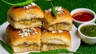 Spicy Thecha Pav | तीखा चटपटा ठेचा पाव घर जैसा स्वाद