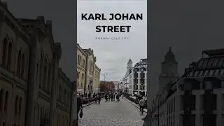Oslo City - Karl Johan Street - Walk through Oslo's most famous street- Norway #norway #oslo#travel