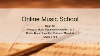 Online Music School - Learn online and take the exams in your country.
