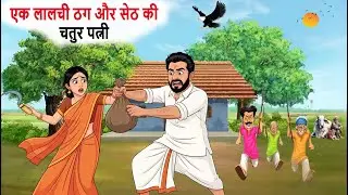 एक लालची ठग और सेठ की चतुर पत्नी | bedtime stories | cartoon stories | hindi kahaniya |