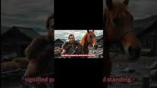 Vikings and Their Horses: Reverence and Suffering#shorts #short #shortvideo  #animals #wildlife