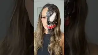 VENOM MAKEUP #venom #makeup #halloween #halloweenmakeup