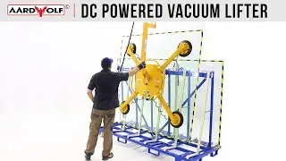 Vacuum lifter (DC Powered) for lifting glass panel (ARGL-500) from Aardwolf | Aardwolf