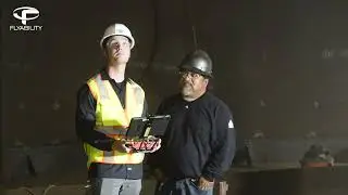 Tank inspection workflow with the Elios 3 drone