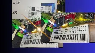 Arturia Keylab 49 MKII White Keyboard Controller. Unboxing